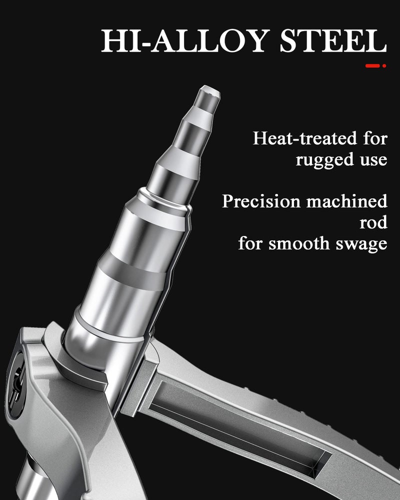 Wisscool Swaging Tool Pipe Tube Expander Hand Expanding Tool Refrigeration Tube Expander for Copper 1/4in-7/8in - Image 2